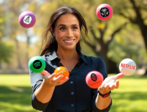 Meghan Markle juggling so many ideas and brands. Dropping the ball again.
